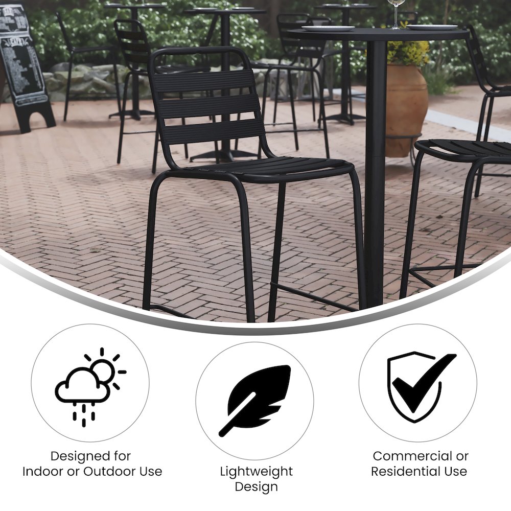 Contemporary Patio Stools for Indoor and Outdoor Use. Picture 4
