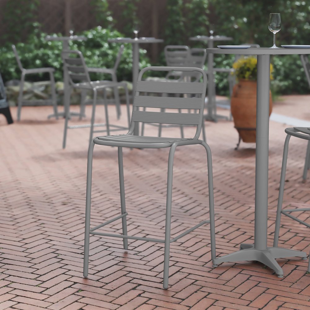 Contemporary Patio Stools for Indoor and Outdoor Use. Picture 2