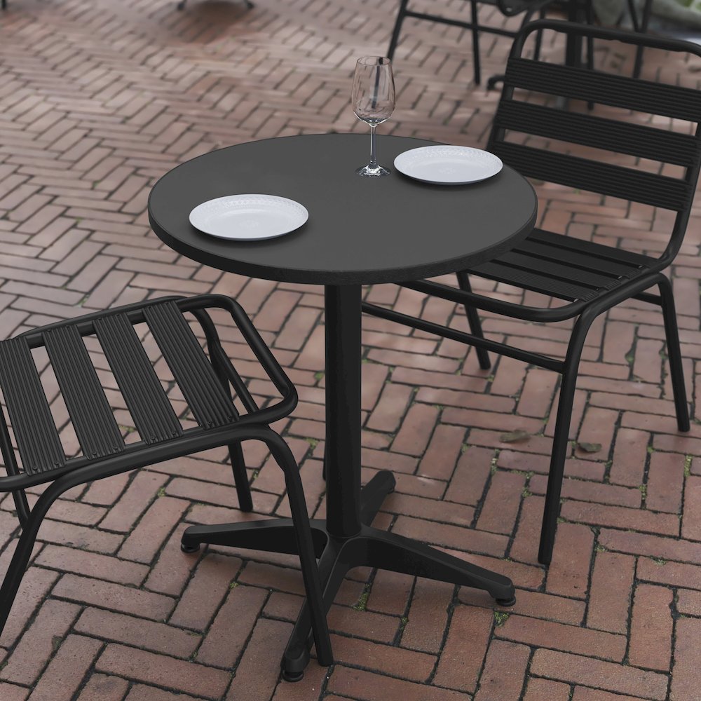 Round Patio Table for Restaurants, Banquet Halls and Dining Room. Picture 6