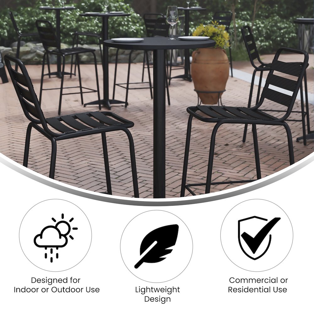 Round Bar Table for Indoor or Outdoor Use. Picture 4