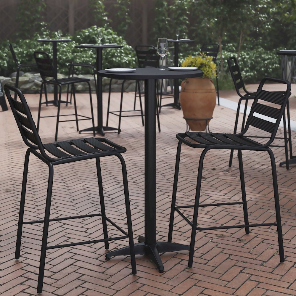 Round Bar Table for Indoor or Outdoor Use. Picture 2