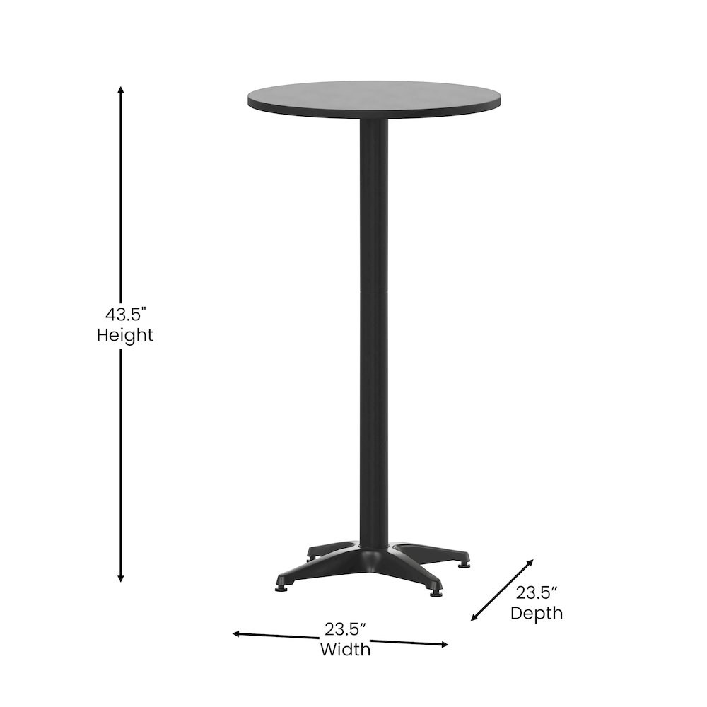 Modern Round Bar Height Table for Commercial or Residential Use. Picture 5