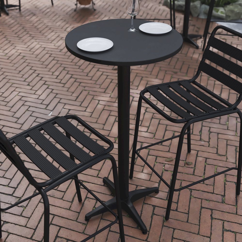 Modern Round Bar Height Table for Commercial or Residential Use. Picture 6
