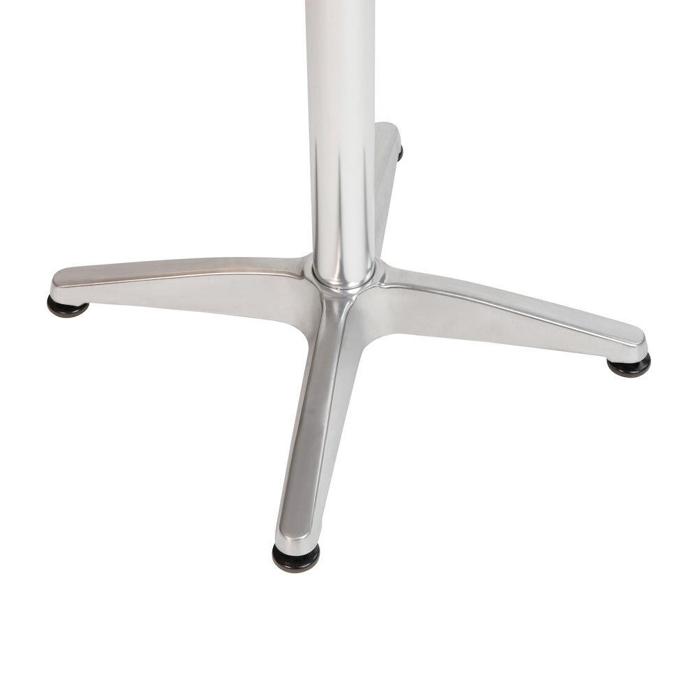 23.5" Round Aluminum Indoor-Outdoor Bar Height Table. Picture 8