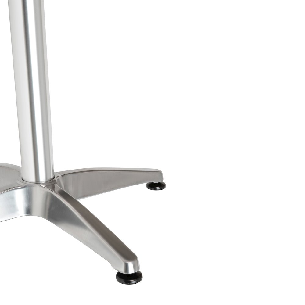 23.5" Round Aluminum Indoor-Outdoor Bar Height Table. Picture 9