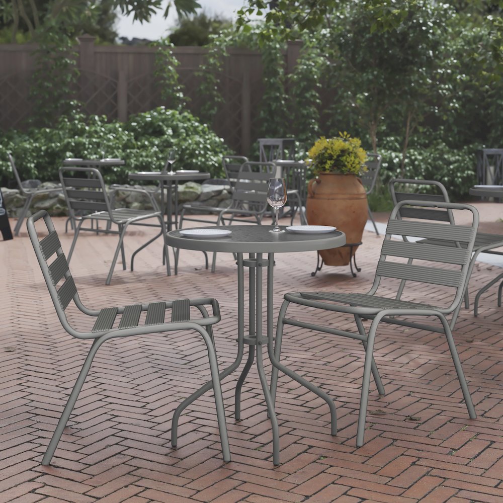 All Occasion Round Table Top with Base. Picture 2