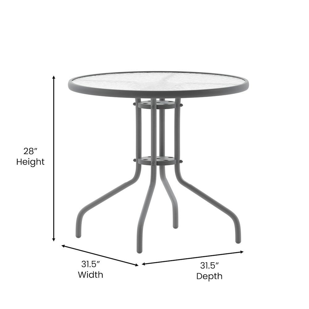 All Occasion Round Table Top with Base. Picture 5