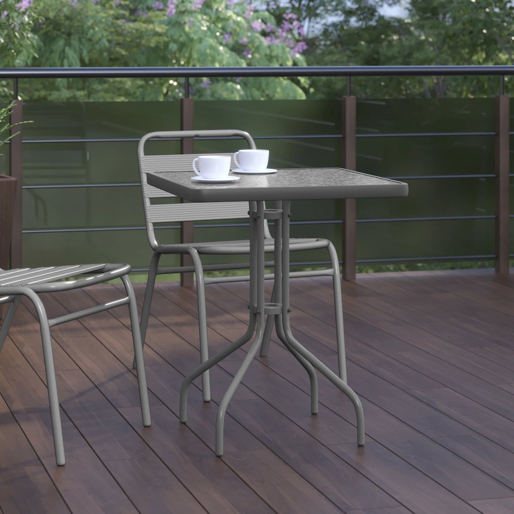 Square Patio Table for Restaurants, Banquet Halls and Dining Room. Picture 7