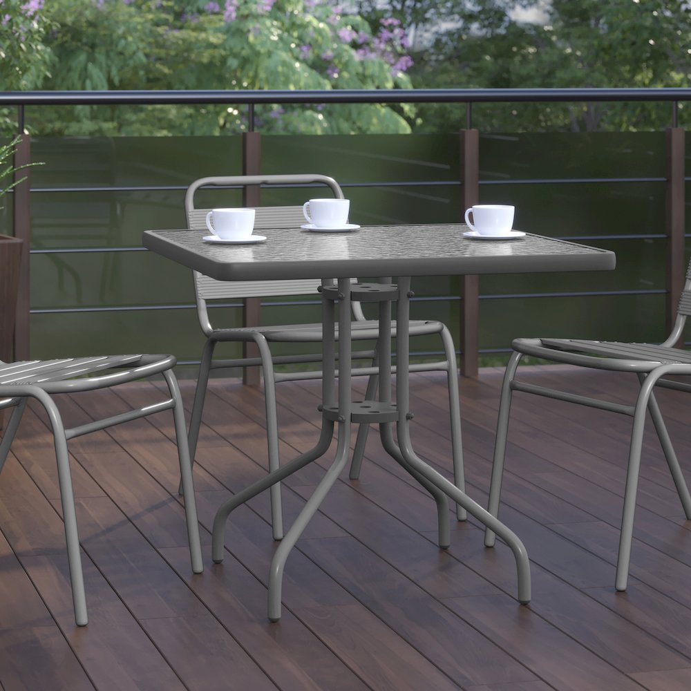 Square Patio Table for Restaurants, Banquet Halls and Dining Room. Picture 7