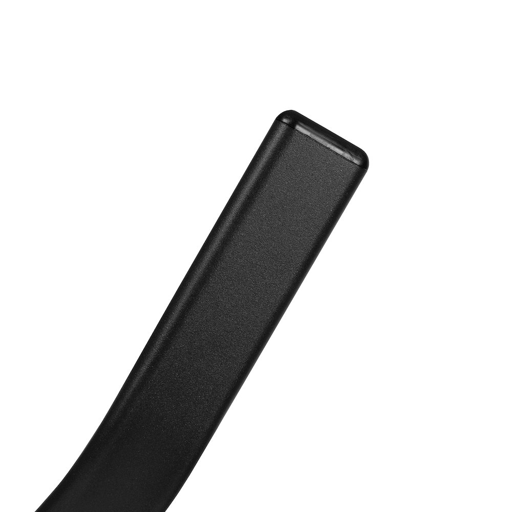 27.5" Square Black Tempered Glass Bar Height Metal Patio Bar Table. Picture 9