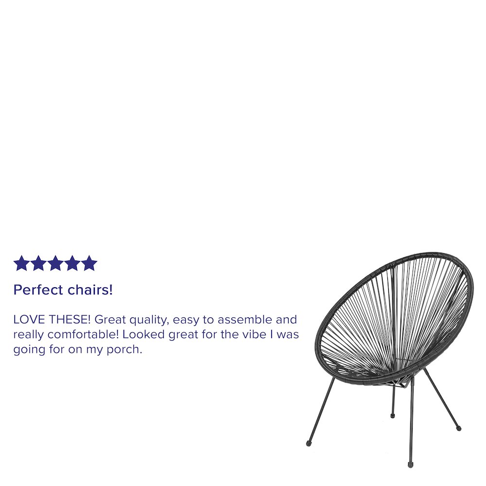 Papasan Bungee Lounge Chair. Picture 5