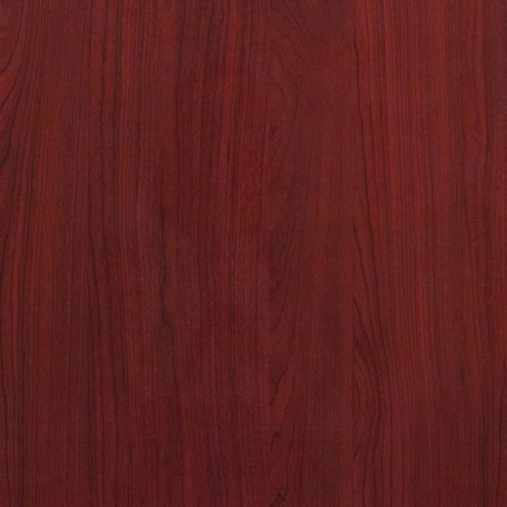 24" x 30" Rectangular High-Gloss Mahogany Resin Table Top with 2" Thick Edge. Picture 3