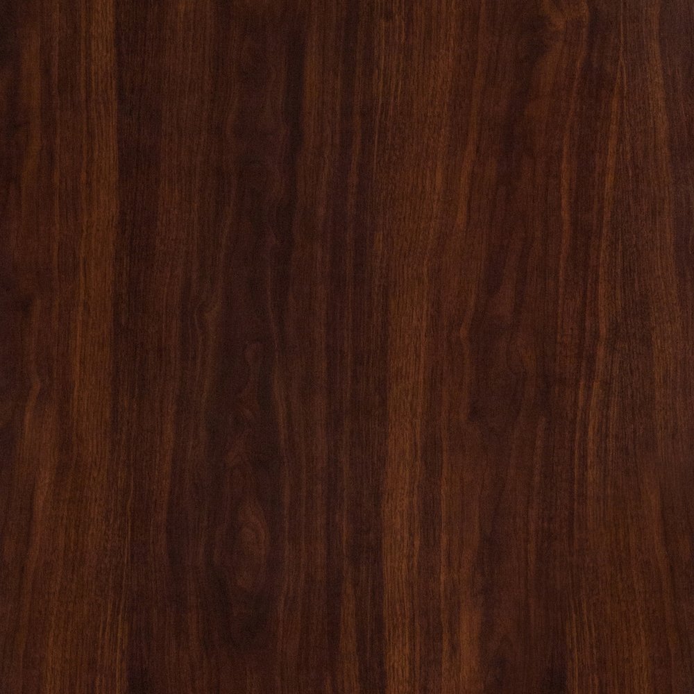 24" x 30" Rectangular High-Gloss Walnut Resin Table Top with 2" Thick Edge. Picture 3