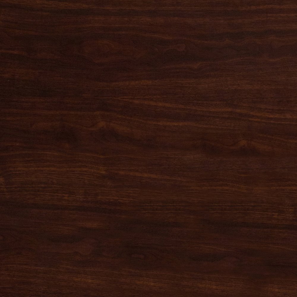 48'' Round High-Gloss Walnut Resin Table Top with 2'' Thick Drop-Lip. Picture 3