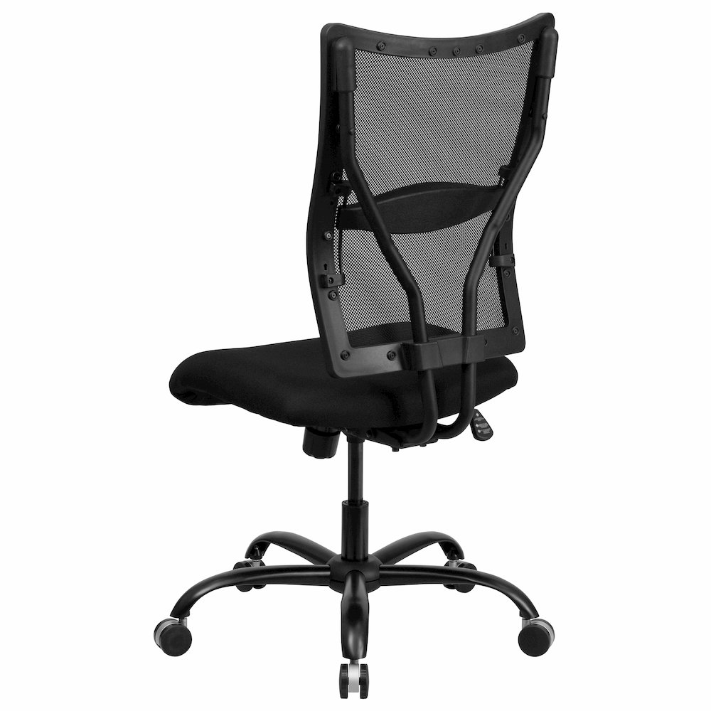 Big & Tall 400 lb. Rated Black Mesh Executive Swivel Ergonomic Office Chair. Picture 8