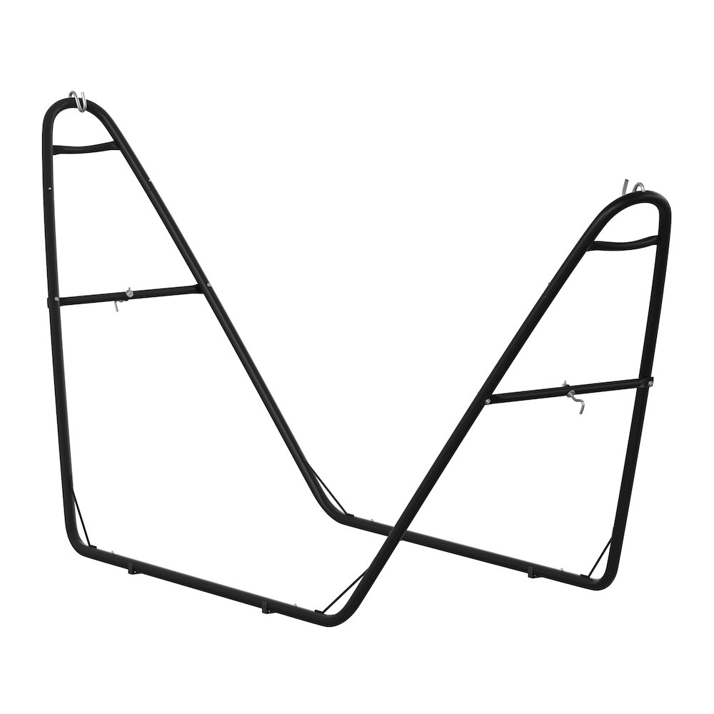 Contemporary Heavy Duty 2 Person Hammock Stand. Picture 1