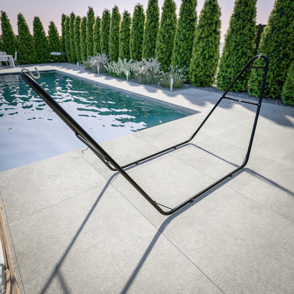 Contemporary Heavy Duty 2 Person Hammock Stand. Picture 2