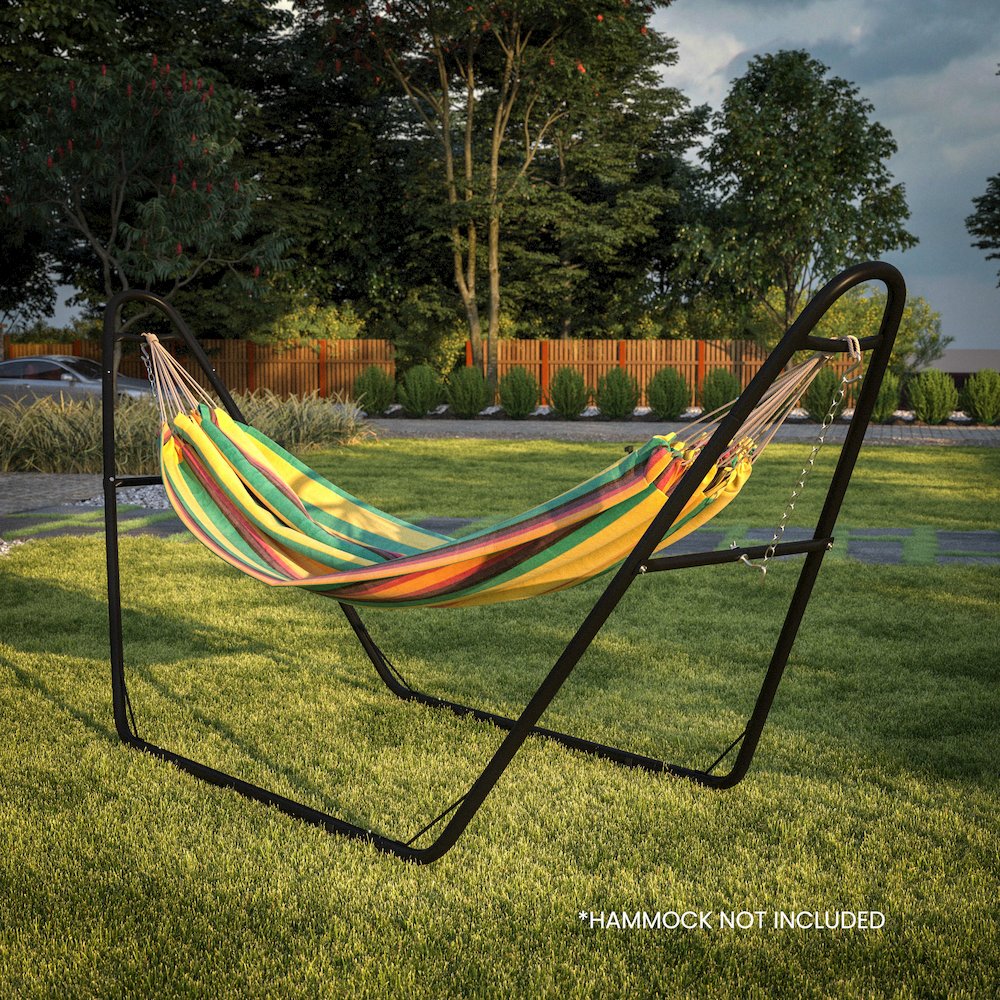 Contemporary Heavy Duty 2 Person Hammock Stand. Picture 6