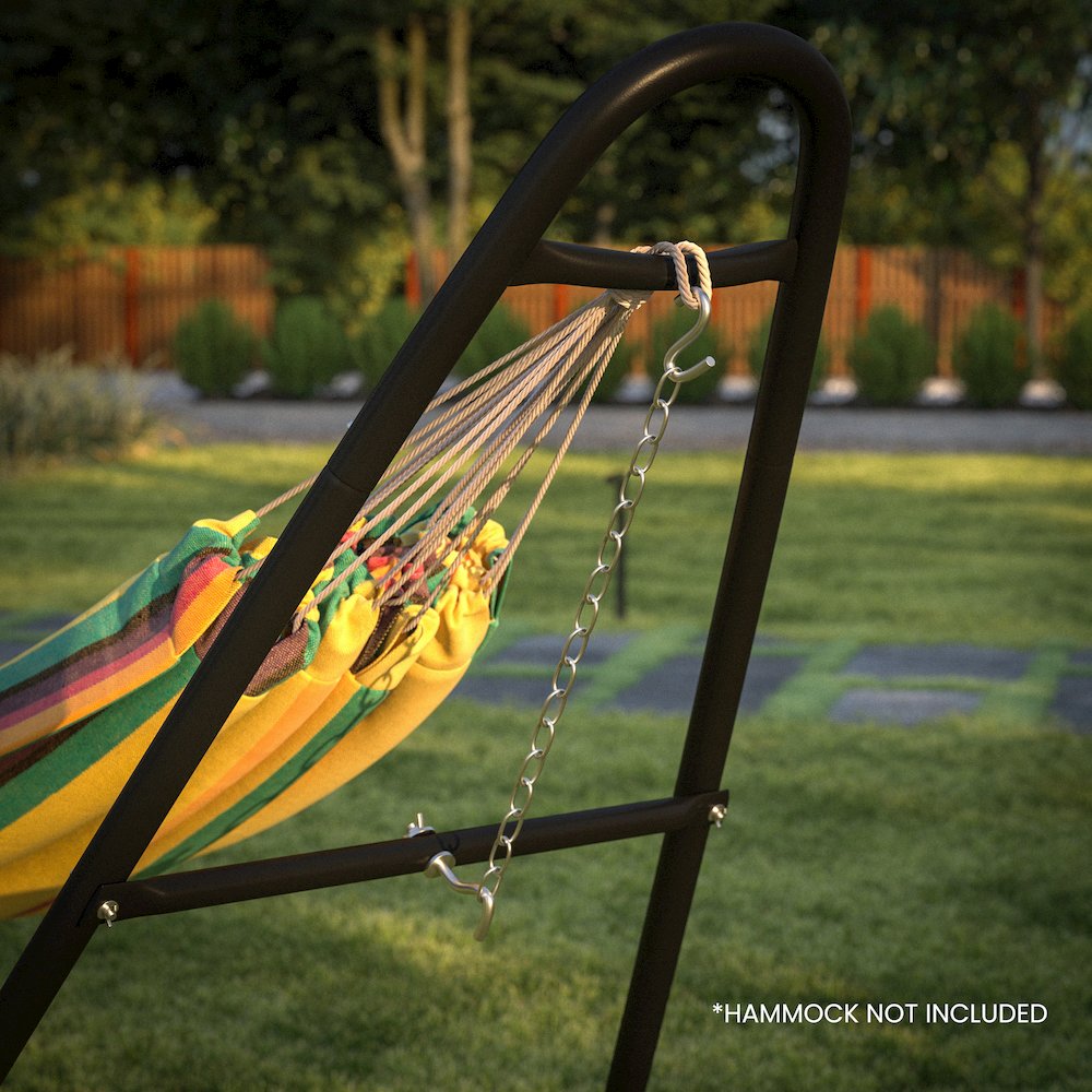 Contemporary Heavy Duty 2 Person Hammock Stand. Picture 7