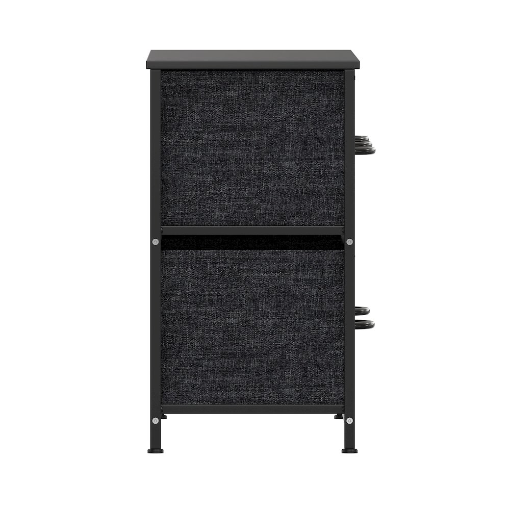 5 Drawer Dresser Storage Organizer, Black Drawers/Black Frame. Picture 10