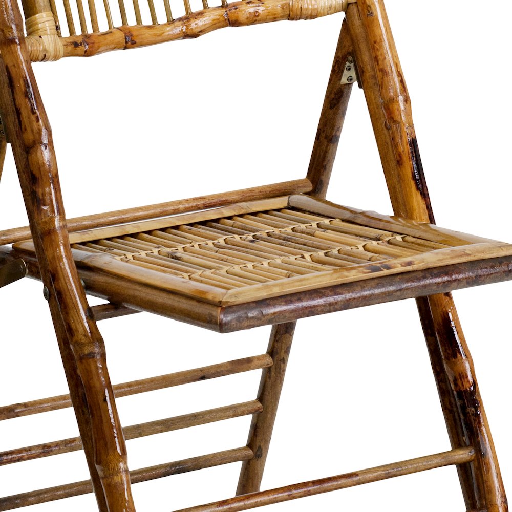 Bamboo Folding Chairs | Set of 2 Bamboo Wood Folding Chairs. Picture 16