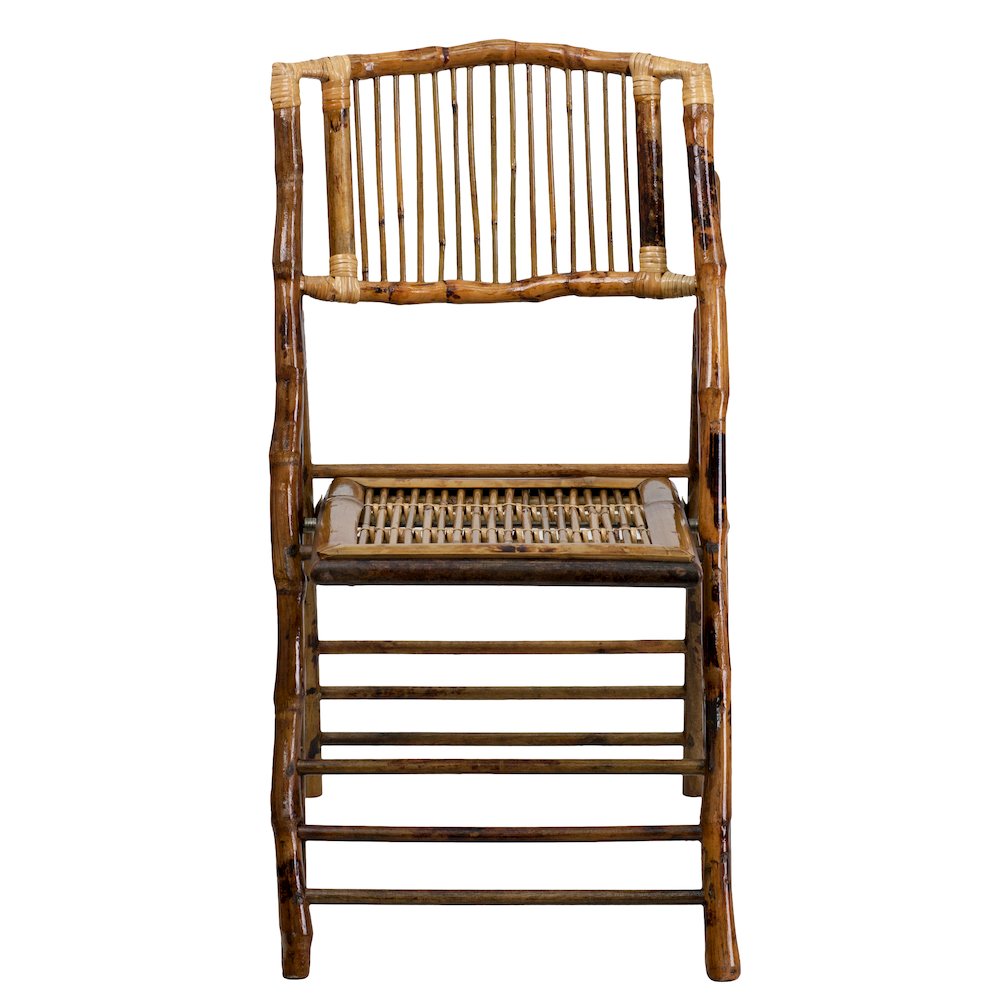 Bamboo Folding Chairs | Set of 2 Bamboo Wood Folding Chairs. Picture 15