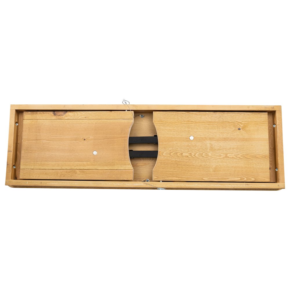 Rustic Style Farmhouse Bench. Picture 9