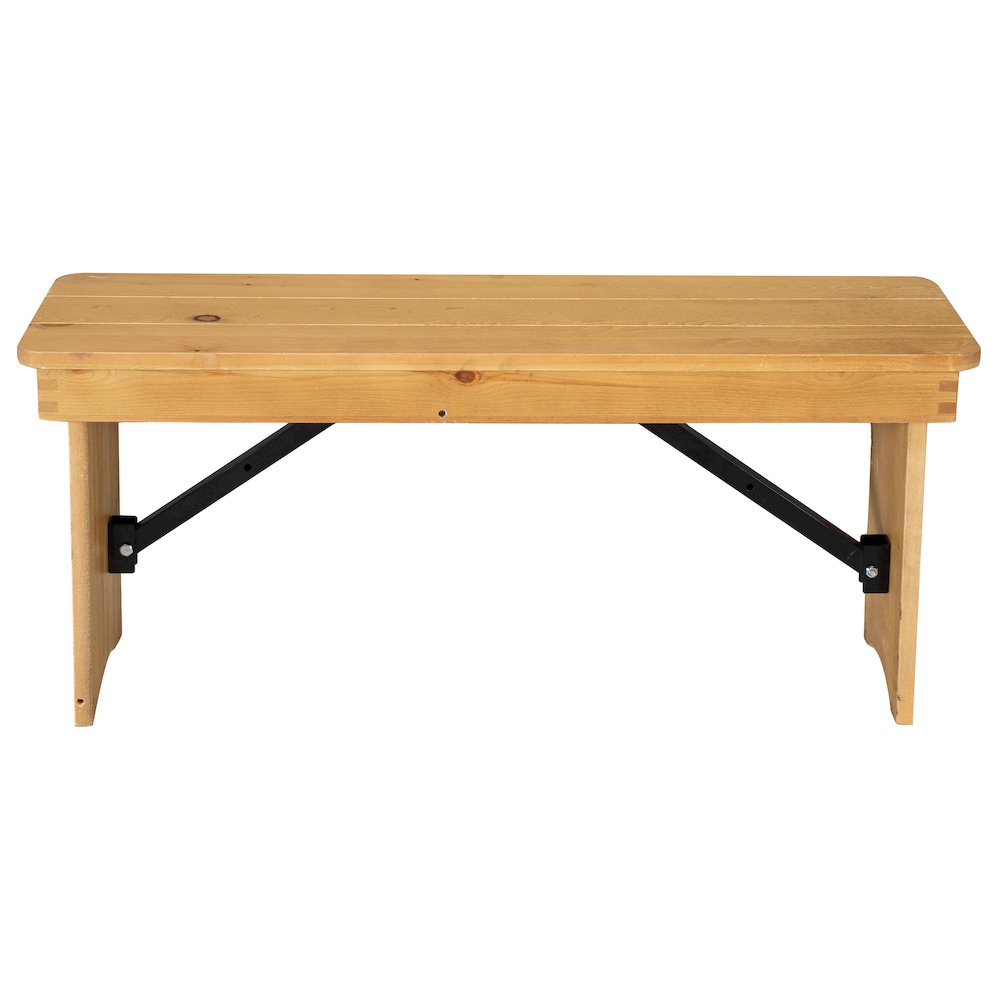 Rustic Style Farmhouse Bench. Picture 10