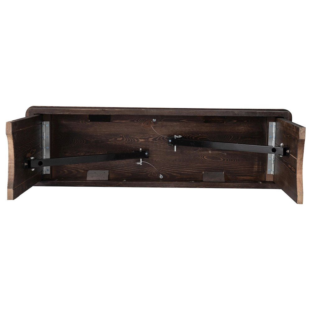 Rustic Style Farmhouse Bench. Picture 11