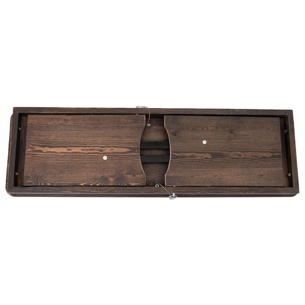 Rustic Style Farmhouse Bench. Picture 9