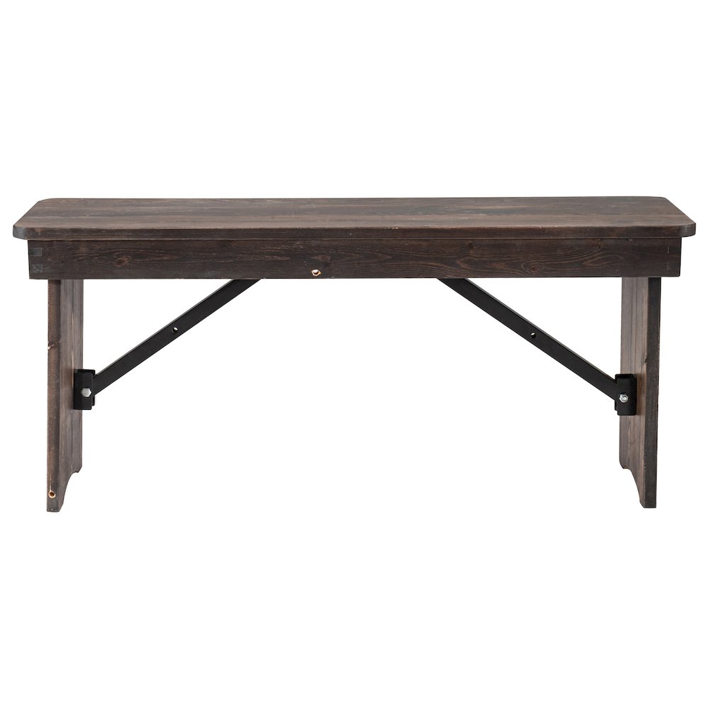 Rustic Style Farmhouse Bench. Picture 10