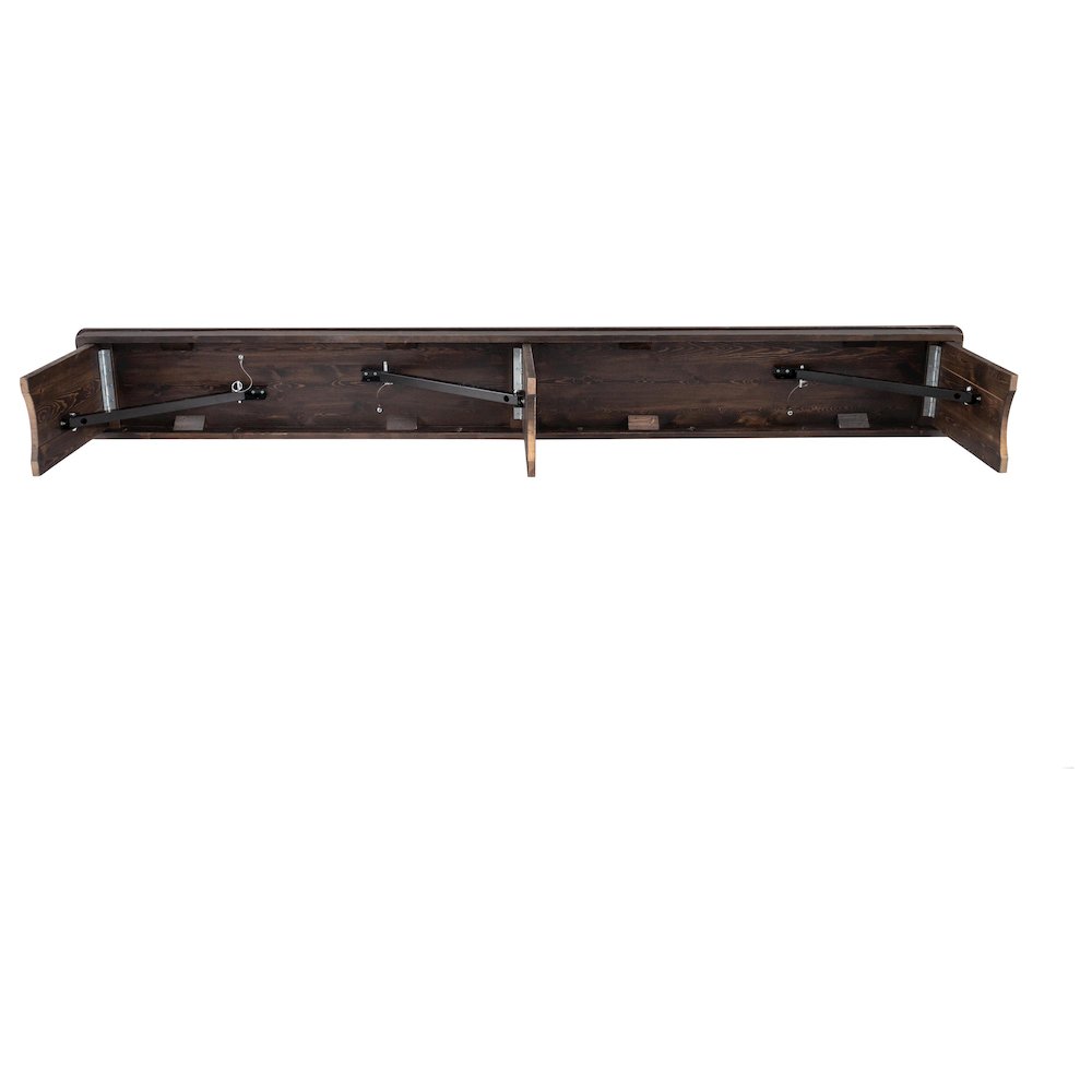 Farmhouse Style Folding Bench. Picture 11