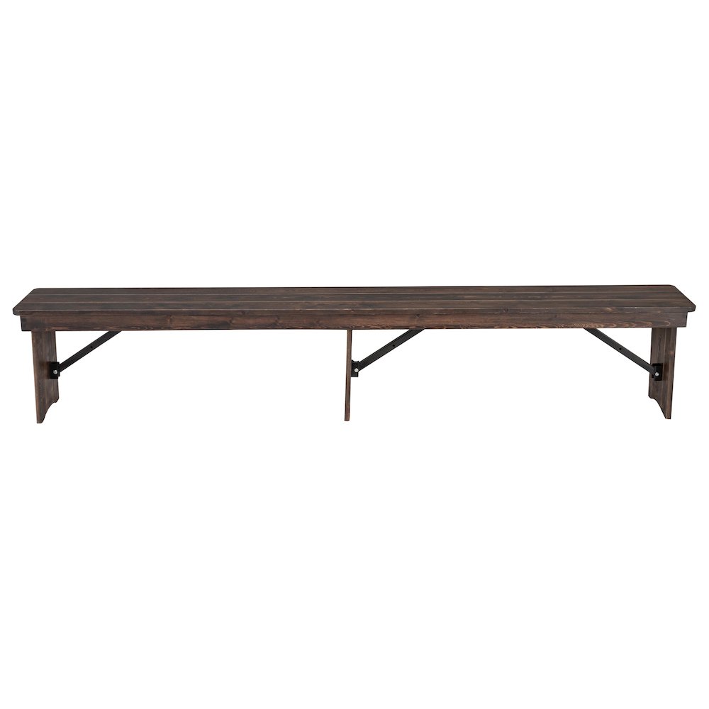 Farmhouse Style Folding Bench. Picture 10
