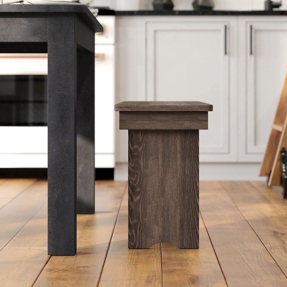Farmhouse Style Folding Bench. Picture 7