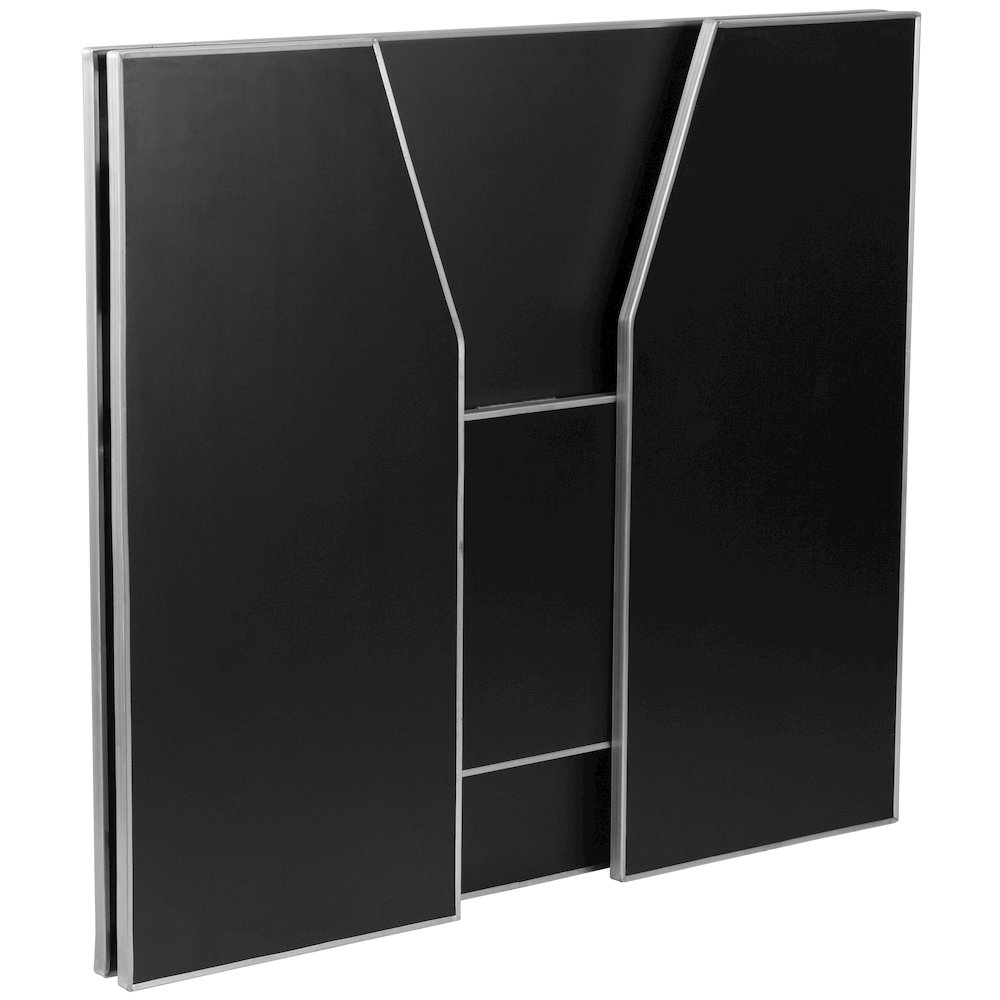 4' Black Laminate Foldable Bar - Portable Event Bar. Picture 8