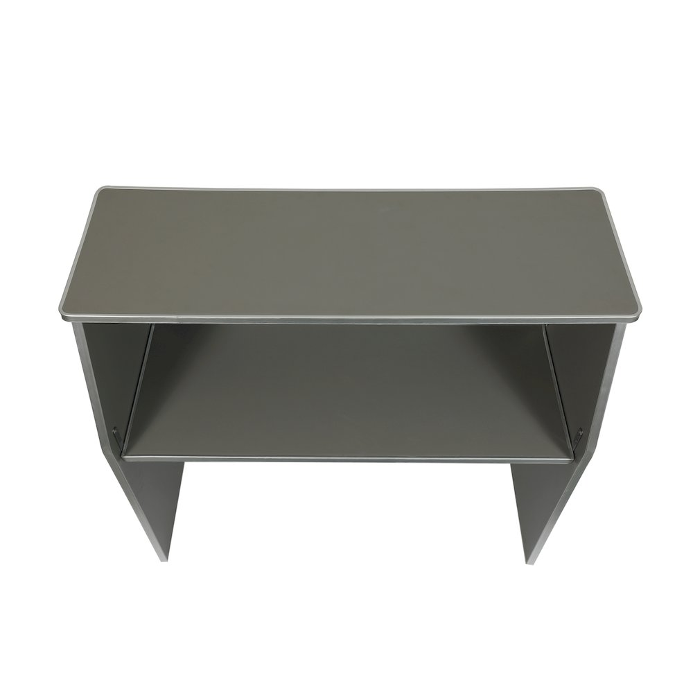 Amara 4' Slate Gray Laminate Foldable Bar - Portable Event Bar. Picture 14