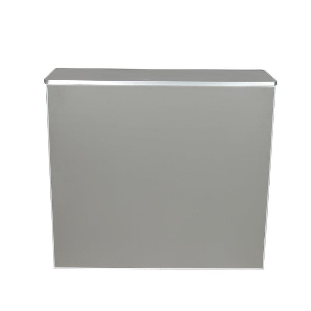 Amara 4' Slate Gray Laminate Foldable Bar - Portable Event Bar. Picture 11