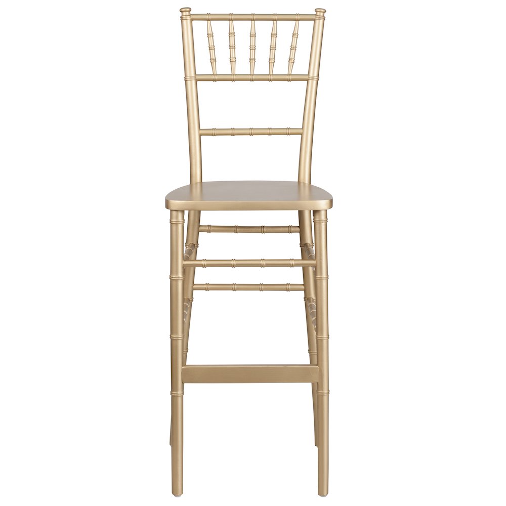 Gold Wood Chiavari Barstool. Picture 8