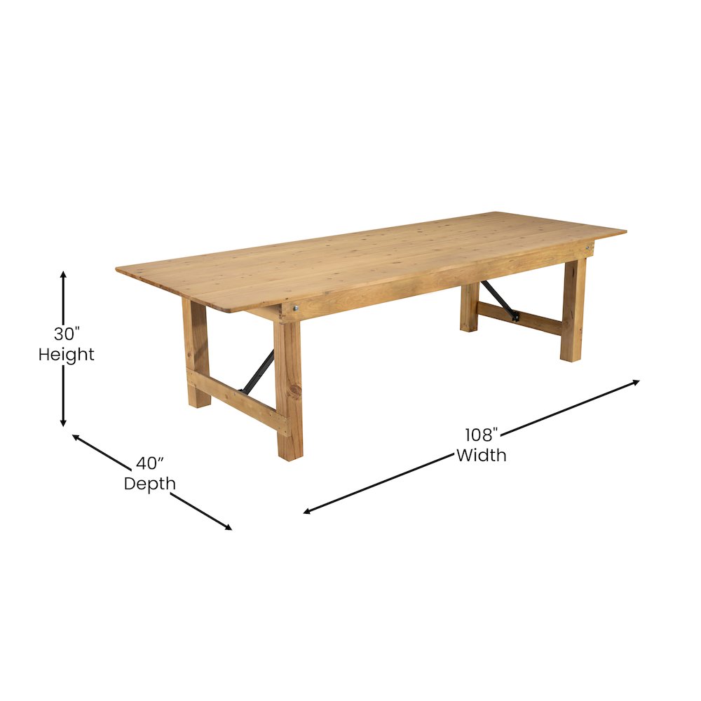 Farmhouse Dining Table. Picture 6