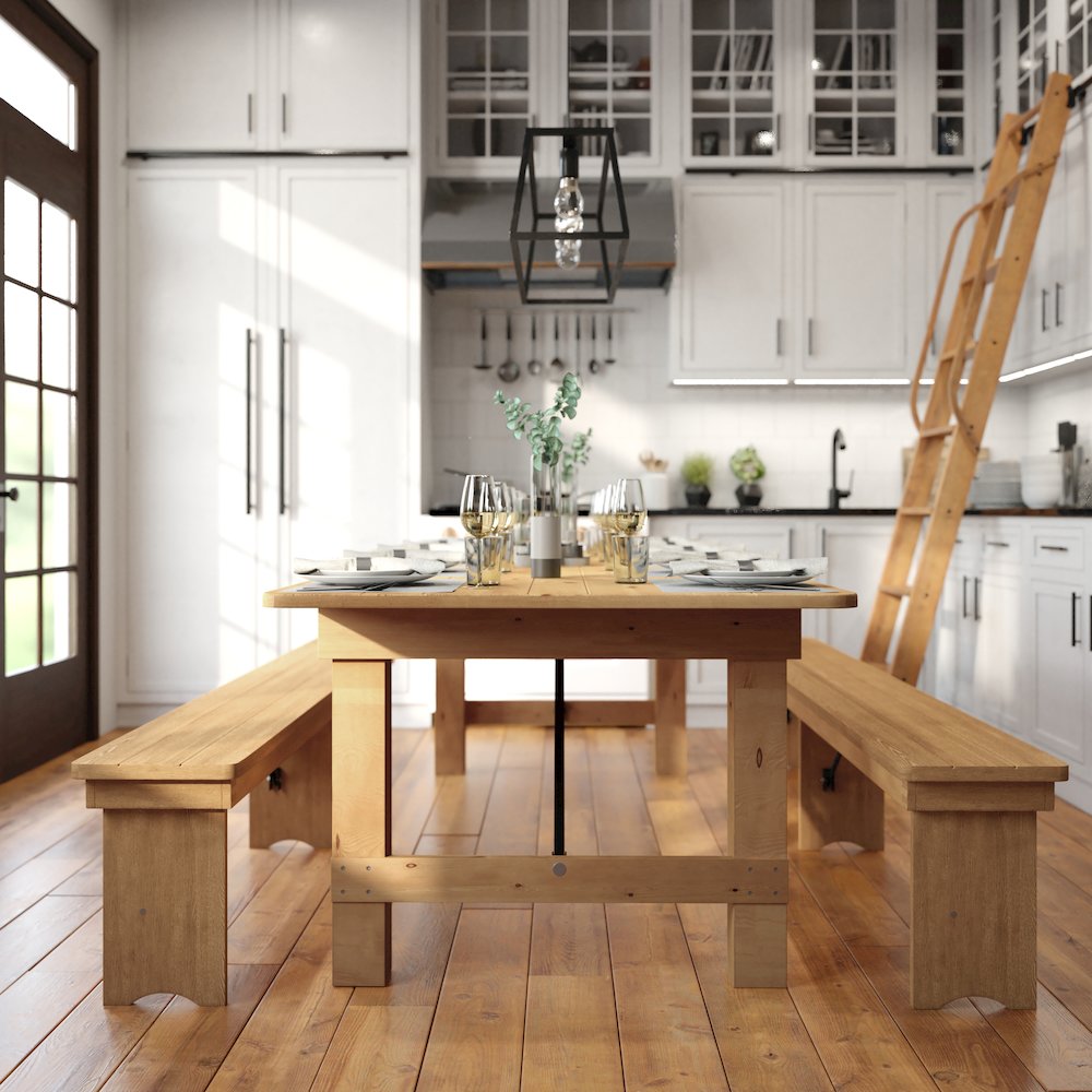 Farmhouse Dining Table. Picture 7