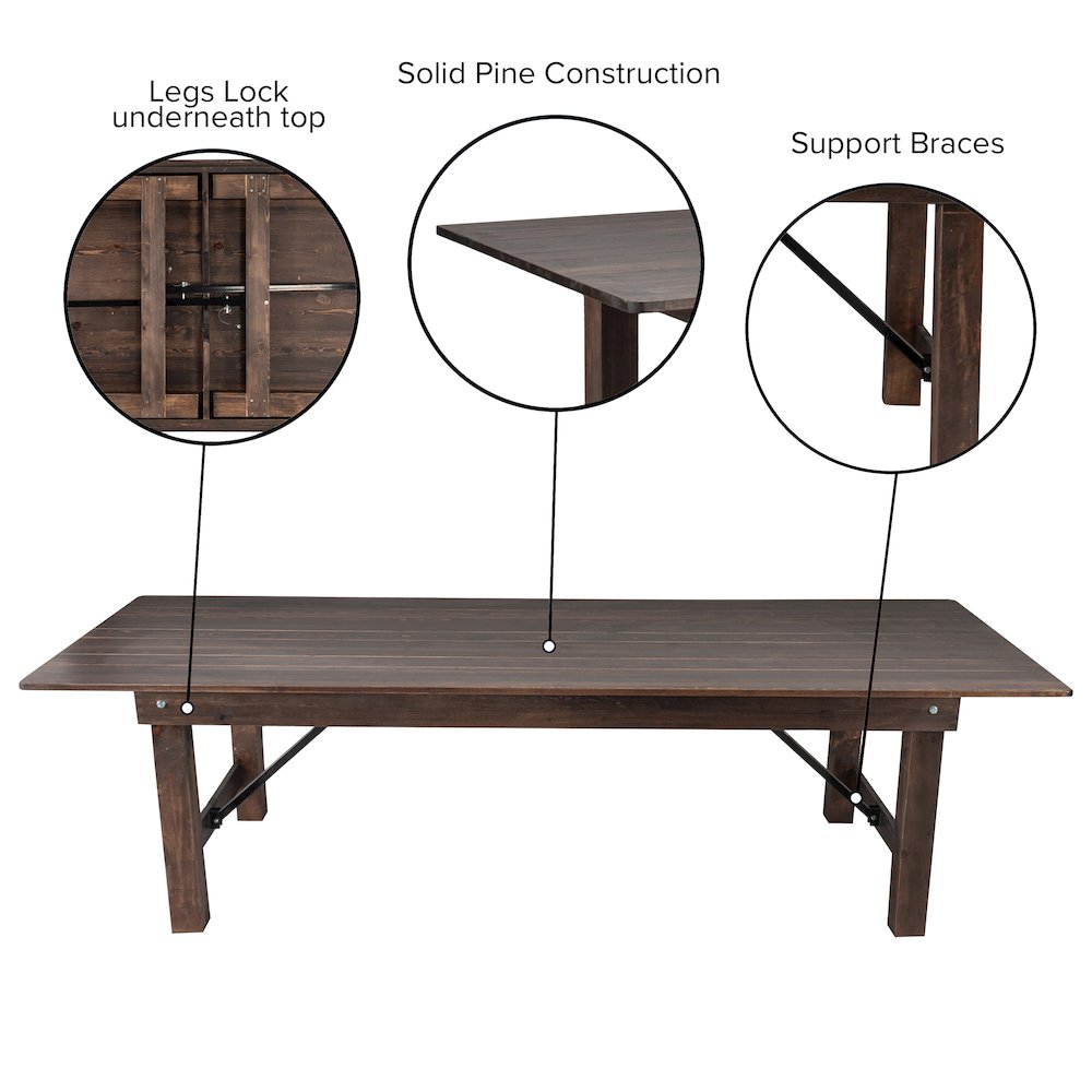 Farmhouse Dining Table. Picture 5
