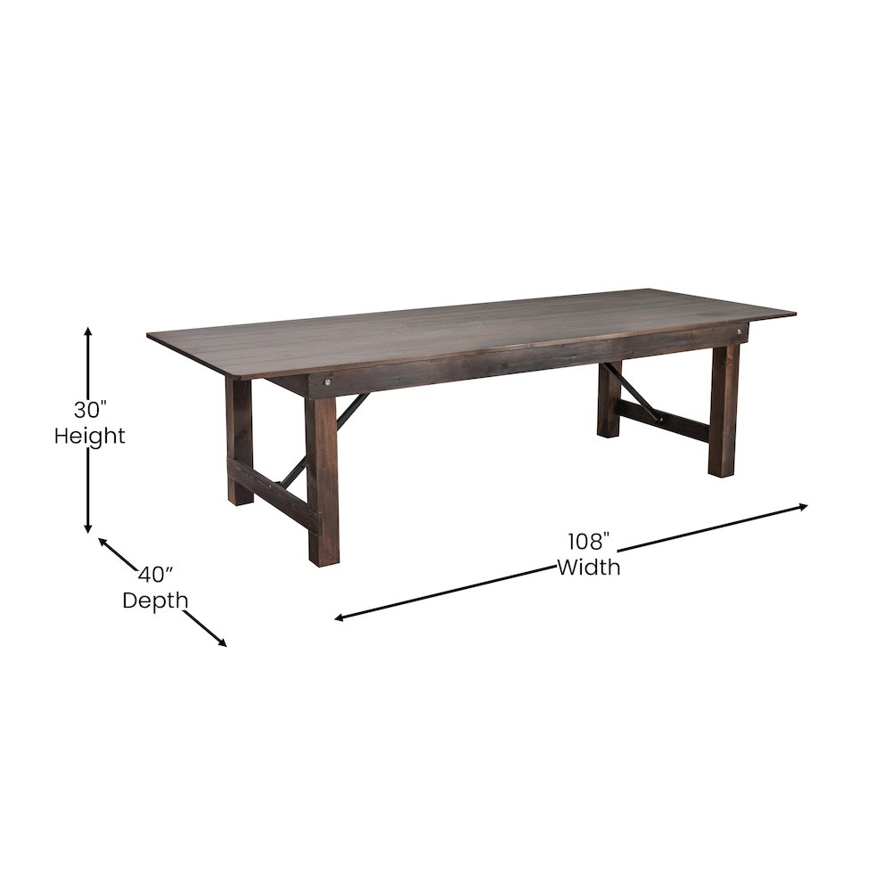 Farmhouse Dining Table. Picture 6