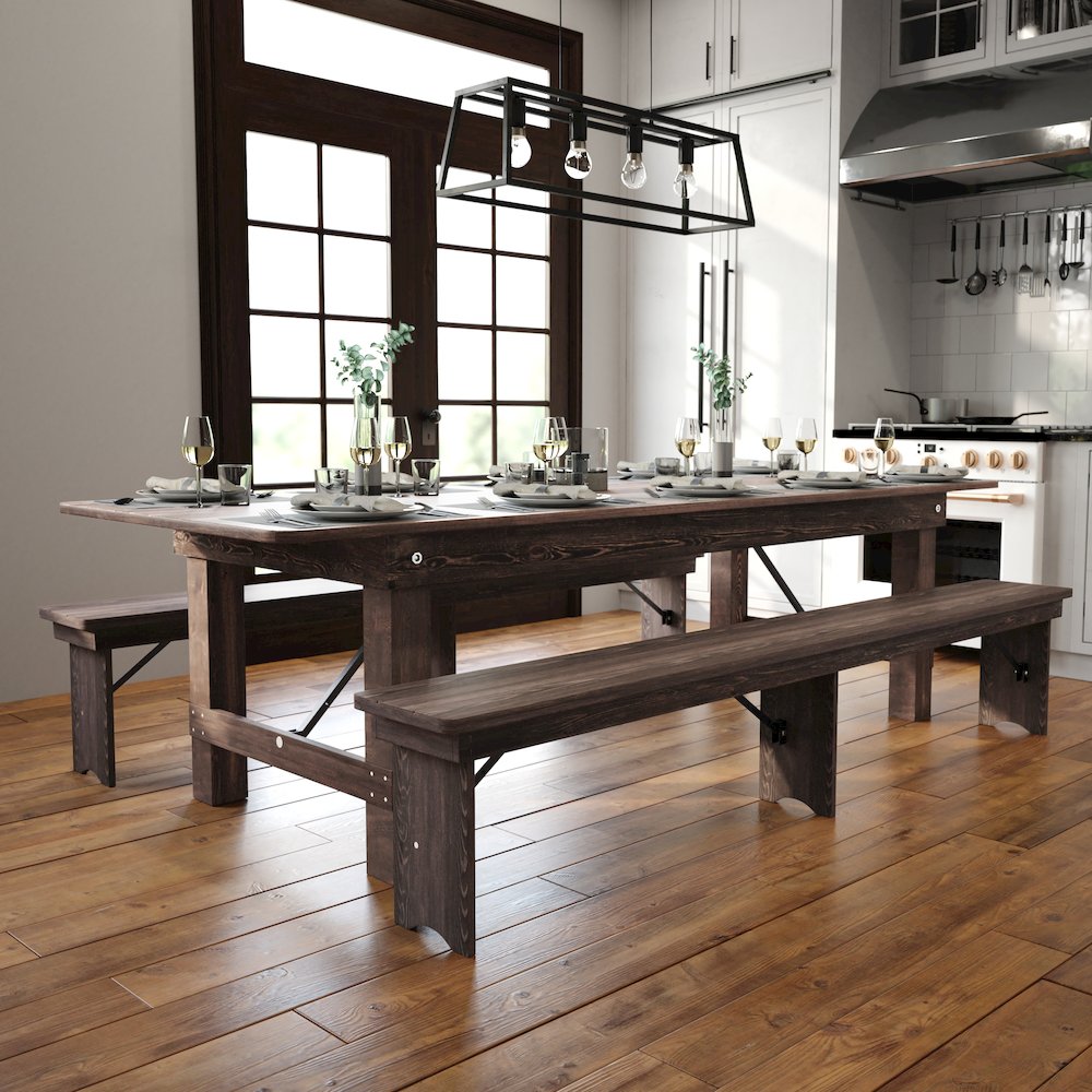 Farmhouse Dining Table. Picture 2