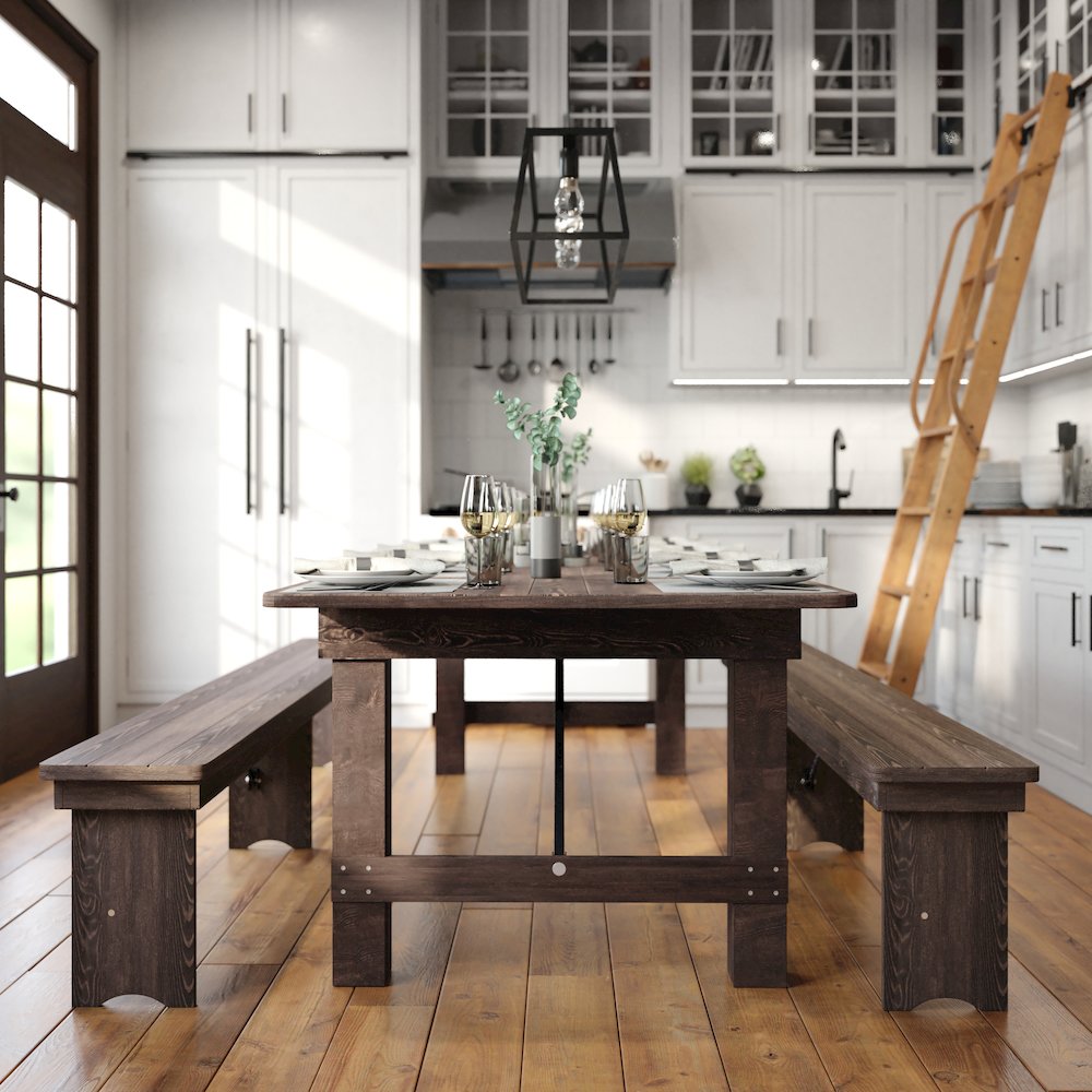 Farmhouse Dining Table. Picture 7