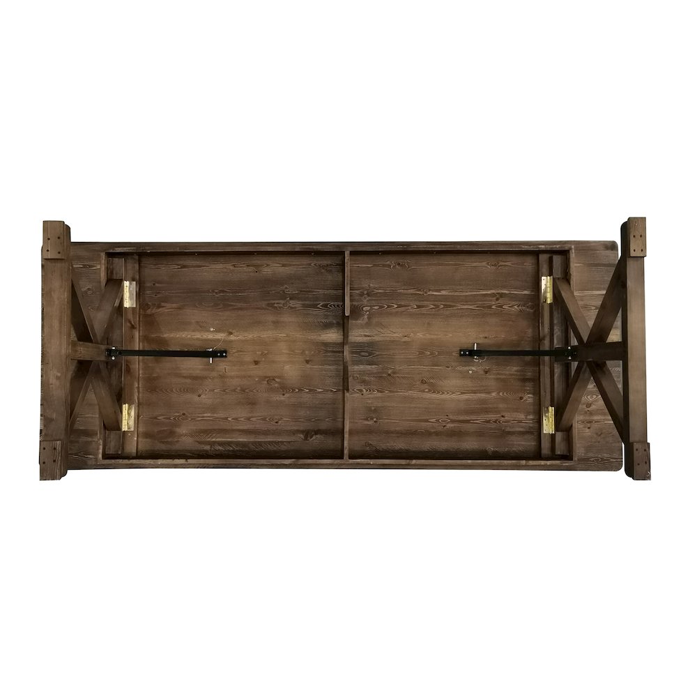 9' x 40" Farm Style Dining Table with X-Legs for Commercial and Residential Use. Picture 12