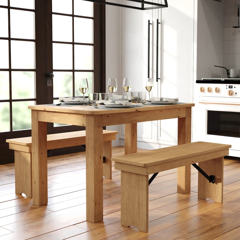 Farmhouse Dining Table. Picture 2