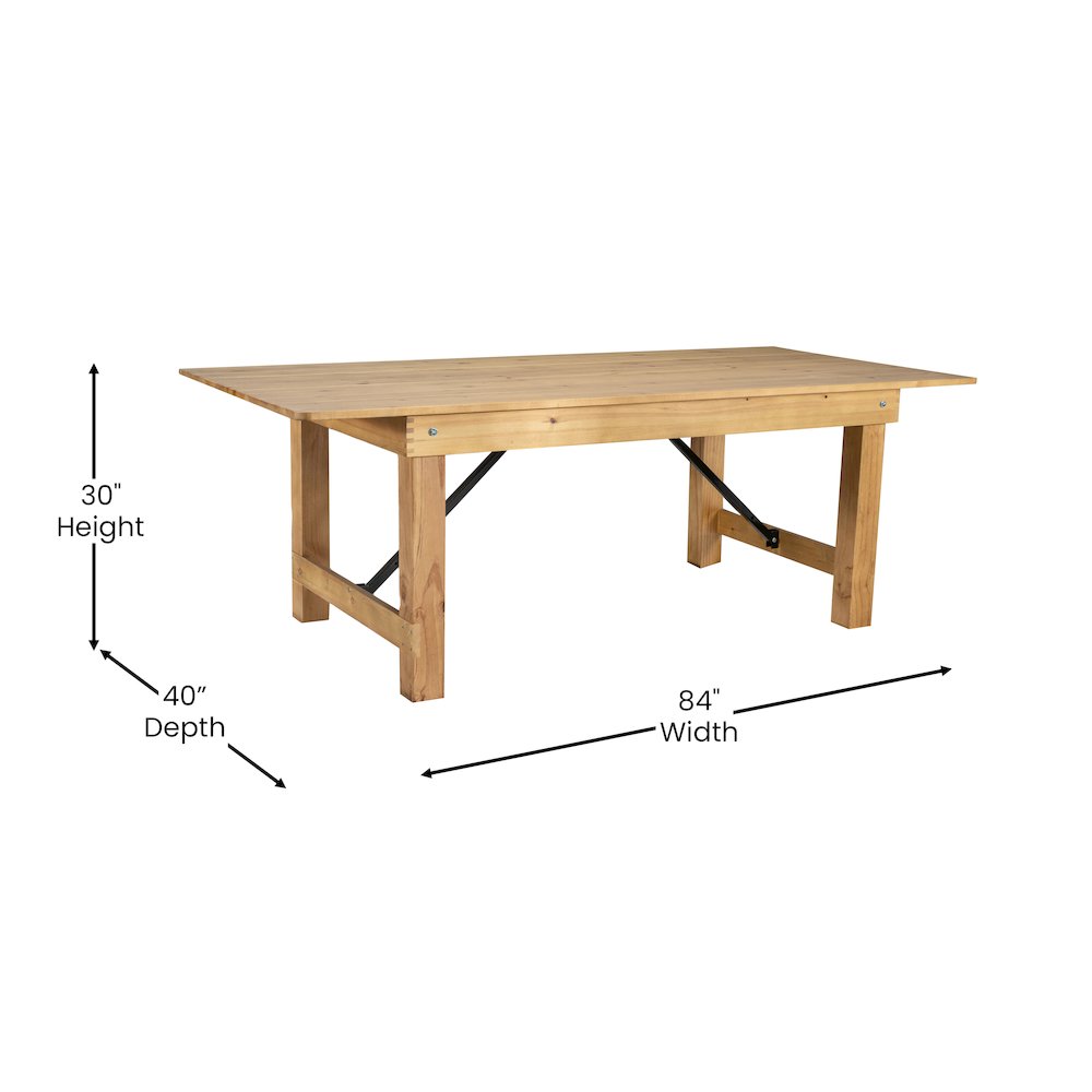 Farmhouse Dining Table. Picture 6