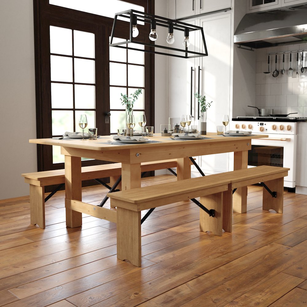 Farmhouse Dining Table. Picture 2