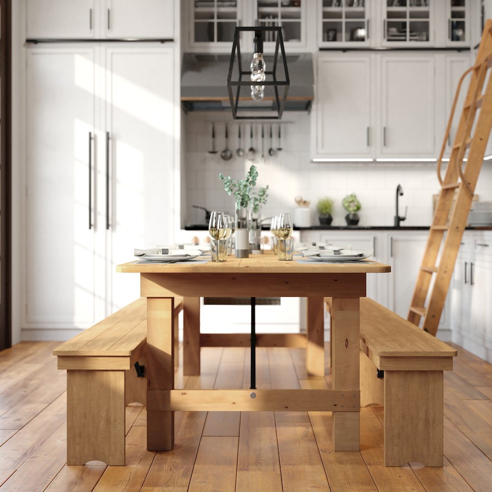 Farmhouse Dining Table. Picture 7