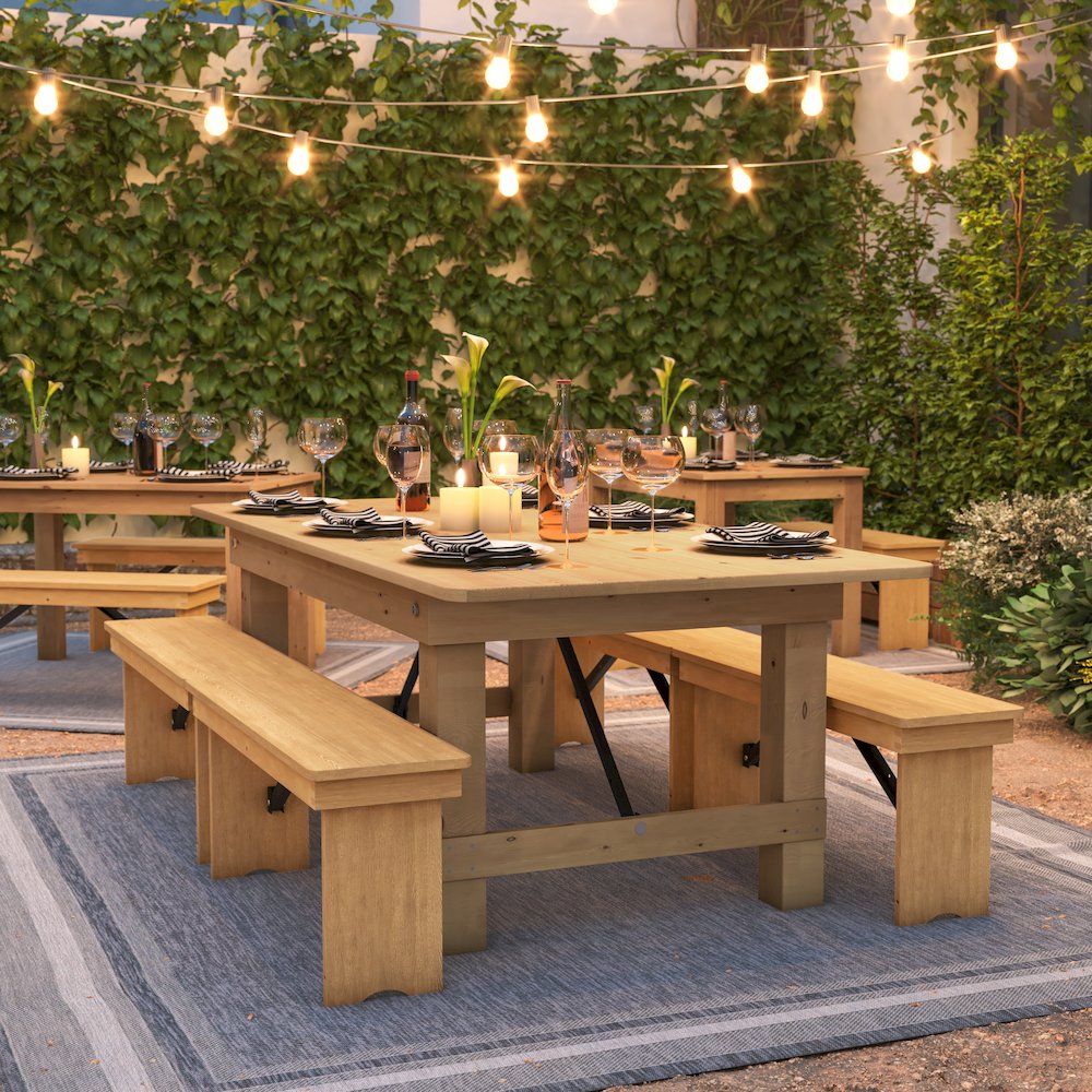 Farmhouse Dining Table. Picture 8